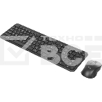 Комплект клавиатура+мышь Logitech MK950 беспроводной, USB, графитовый/чёрный, фото 1