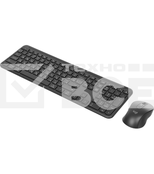Комплект клавиатура+мышь Logitech MK950 беспроводной, USB, графитовый/чёрный