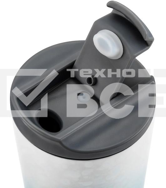 Термокружка для напитков Rondell Nubes RDS-1969 0.6 л. серо-голубой, картонная коробка