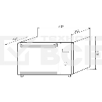 Электрическая мини-печь Krona OFEN 28 BL, фото6