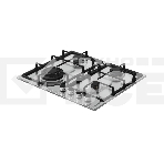 Варочная поверхность Kuppersberg, газ, High-Tech, 60 см, автоматический электроподжиг, газ-контроль, SABAF конфорки, чугунные решетки, WOK конфорка, цвет нержавеющая сталь, цвет фурнитуры черный, фото2