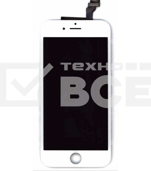 Дисплей Amperin для Apple iPhone 6 в сборе с тачскрином (IPS), белый