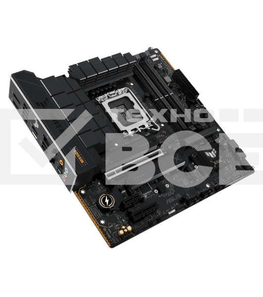 Материнская плата ASUS TUF GAMING B760M-PLUS WIFI II, LGA 1700, Intel B760, 4xDDR5, 4xSATA, 3xM.2, 1xPCIe 5.0 x16, 1xPCIe x4, 1xUSB-A 3.2 Gen 2, 2xUSB-A 3.2 Gen 1, 4xUSB 2.0, 1xUSB-C 3.2 Gen 2x2, 1x2.5Gb LAN, 5x3.5 мм, 7.1, Wi-Fi 6E, Bluetooth 5.3, mATX