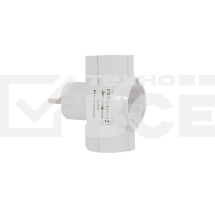 Сетевой адаптер СТАРТ SA1/3-Z, 3 розетки, до 16А, заземление, IP20, белый