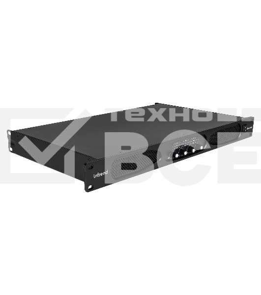 Усилитель Intrend ALS 4500 Четырехканальный, 4х500Вт/8Ом, 4х800Вт/4Ом, 2х1600Вт/8Ом.