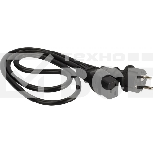 Шнур питания Lanmaster LAN-PP19/SH-0.5-BK C19-Schuko проводник.:3x1.5мм2 0.5м 220В 16А черный