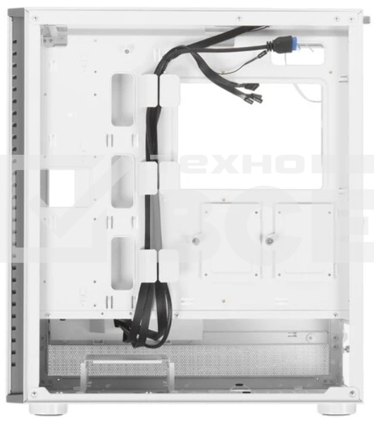 Компьютерный корпус  PCCooler IE200 WH, Tempered Glass Full Tower, белый, TG, SPCC, 1x120mm ARGB E-ATX, ATX, mATX, mITX 180/380/220mm 4x2.5