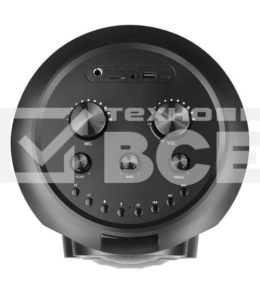 Акустическая система Ginzzu GM-233, Midi, BT/USB/TF/FM/MIC/ДУ