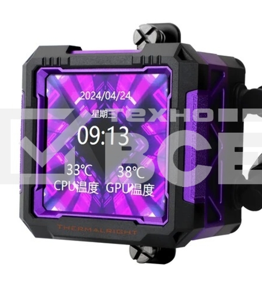 Водяное охлаждение для процессора Thermalright Frozen Warframe Pro 360 Black ARGB (360mm, Black, ARGB/ Fans: 3x120mm, 70.84CFM, 29.8dBA, 2000RPM/ Pump height 60mm, 23dBA, 3000RPM, Rad thickness 27mm/ S: 1200, 1700, 1851, 2011, 2066, 115X, AM4, AM5)