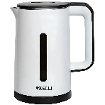 Чайник электрический Kelli KL-1375 1,8л. пластик, белый, фото 1
