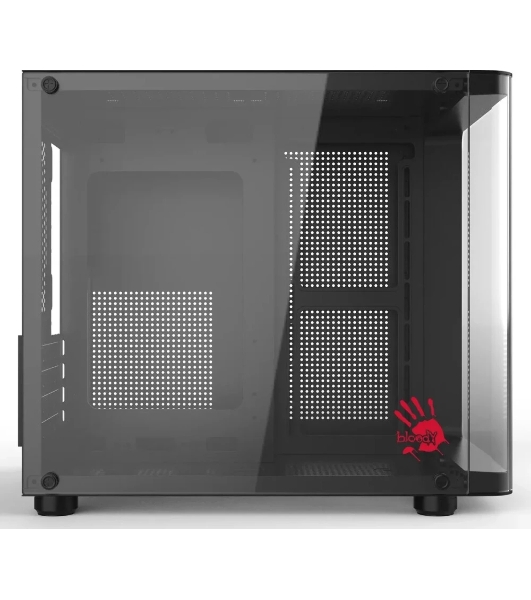 Компьютерный корпус Bloody BD-CC104 черный без БП mATX 5x120мм 1xUSB 2.0 1xUSB 3.0 audio