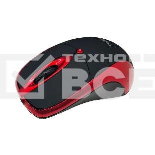 Мышь проводная Perfeo ORION черный/красный, 1000 dpi, USB, кнопки - 3