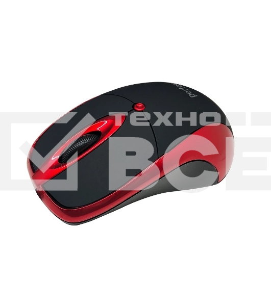Мышь проводная Perfeo ORION черный/красный, 1000 dpi, USB, кнопки - 3