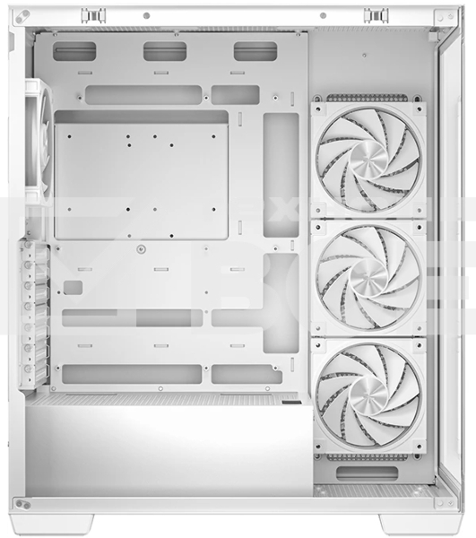 Компьютерный корпус Deepcool CG580 4F V2 WH без БП, боковое окно (панорама), 4x120мм ARGb PWM вентилятора, белый, ATX (R-CG580-WHADA4-G-2)