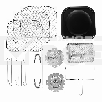 Аэрогриль Galaxy Line GL2523 2000Вт черный, фото4