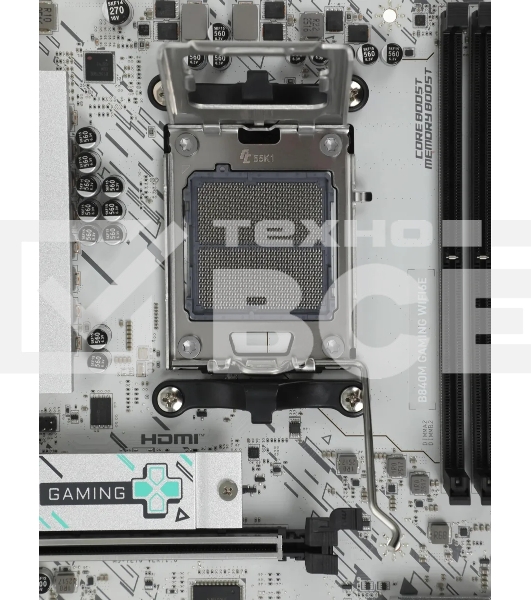 Материнская плата MSI B840M GAMING WIFI6E, AM5, AMD B840, 2xDDR5, 4xSATA, 2xM.2, 1xPCIe 4.0 x16, 1xPCIe 3.0 x4, 1xDP, 1xHDMI, 1x2.5Gb LAN, Wi-Fi 6E, Bluetooth 5.3, 4xUSB-A 5Gbps, 2xUSB-A 2.0, 2x3.5 мм, 7.1, mATX