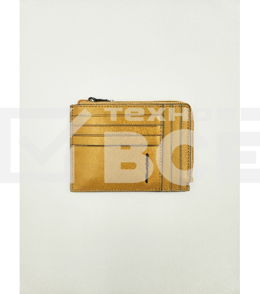 Чехол для кредитных карт Piquadro Blue Square PU1243B2R/G шафрановый натур.кожа