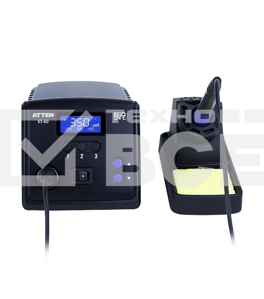Паяльная станция Atten ST-60 230V 60Вт, 150-450°C, ±2°C темп. стабильность