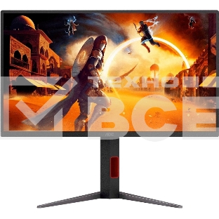 Монитор 24.5' AOC 25G4S Fast IPS 1920x1080, 310 Гц, 1 мс, 16:9, 400 кд/м², DP 1.4, 2xHDMI 2.0, DisplayHDR 400, Adaptive-Sync, черный