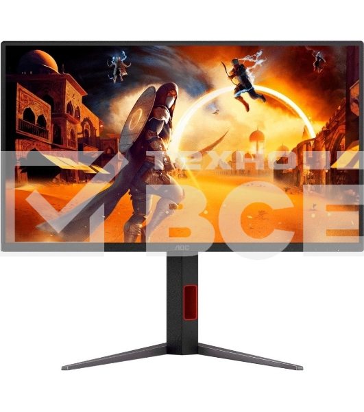 Монитор 24.5' AOC 25G4S Fast IPS 1920x1080, 310 Гц, 1 мс, 16:9, 400 кд/м², DP 1.4, 2xHDMI 2.0, DisplayHDR 400, Adaptive-Sync, черный