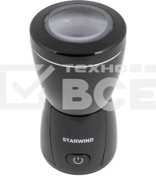 Кофемолка Starwind SGP8426 200Вт сист.помол.:ротац.нож вместим.:80гр черный