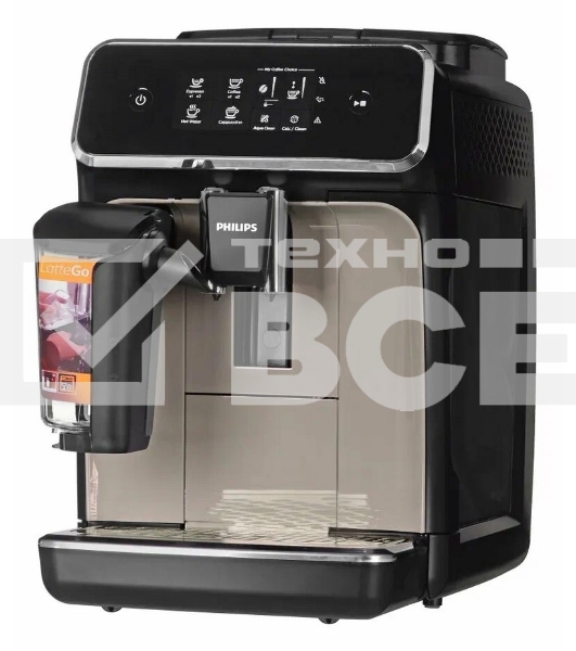 Кофемашина автоматическая Philips EP2235/40 черный, исп. кофе - зерновой, 1.8 л, 1500 Вт, 15 Бар.