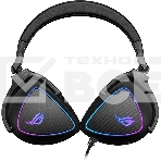 Игровые наушники ASUS ROG Delta S черные (7.1, USB Type-C + A, RGB подсветка, 50 мм, ESS 9281 Pro, микрофон, 90YH02K0-B2UA00), фото7