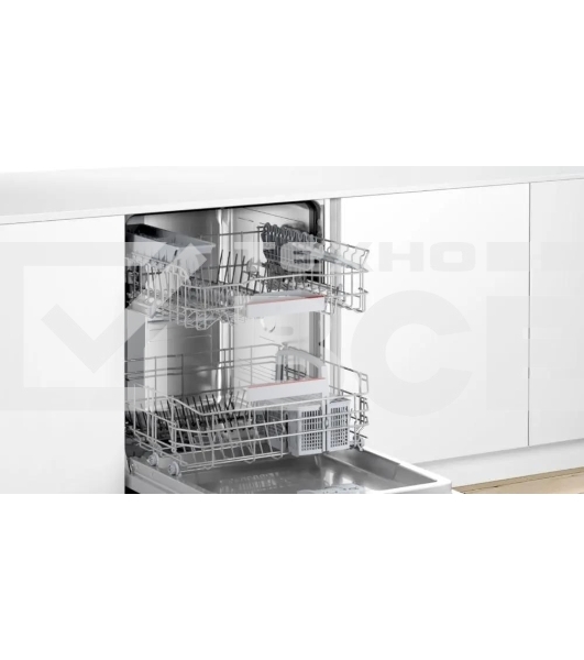 Встраиваемая посудомоечная машина Bosch SMV4HAX19E, серебристый, 59.8 см, 13 компл., 42 дБ, класс A+++