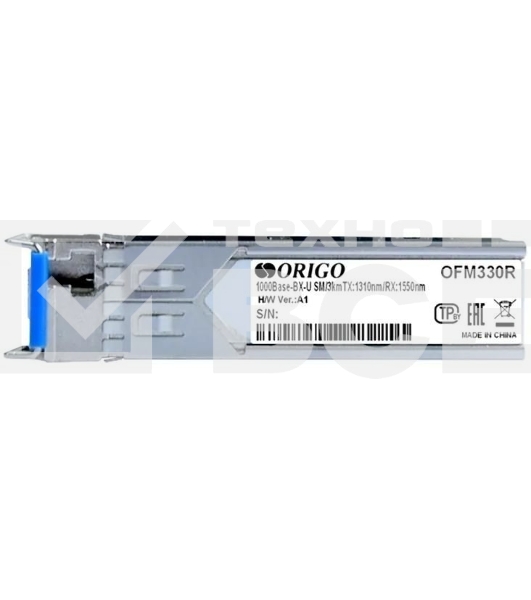 Трансивер Origo OFM330R/3KM оптич. SFP SM simplex Tx:1310нм Rx:1550нм до 3км