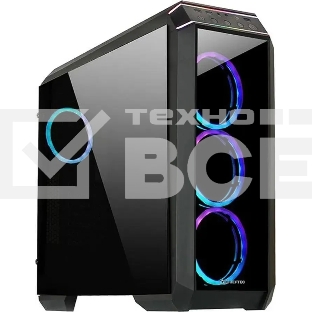Корпус Chieftec Stallion II черный без БП ATX 4x120mm 1xUSB2.0 2xUSB3.1 audio bott PSU