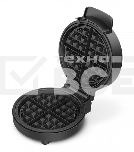 Прибор для выпечки BQ ST1009 черный/стальной, WAFFLE. 1000 Вт, приготовление 4 вафель одновременно, антипригарное покрытие панелей Non-Stick PRO, равномерный нагрев, теплоизолированная ручка, противоскользящие ножки, 2 индикатора работы: нагрева и питания