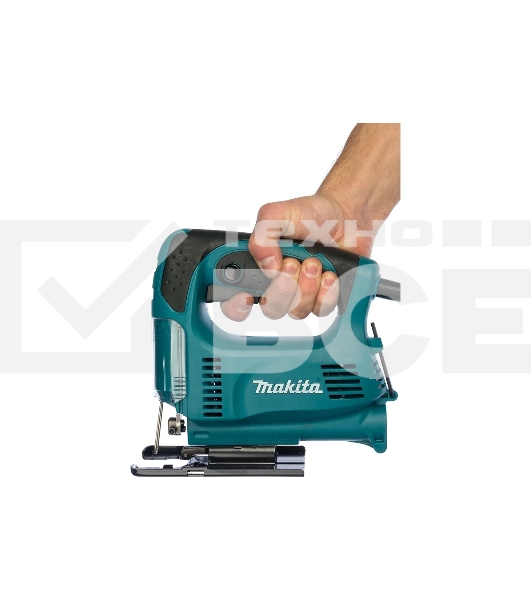  Лобзик Makita 4326 Лобзик,в\рук, {450Вт,3100об\м,ход-18мм,рез-65мм,1.8кг,кор}