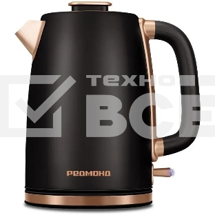 Чайник электрический Redmond KM240 1.7л. 2200Вт черный/бронзовый