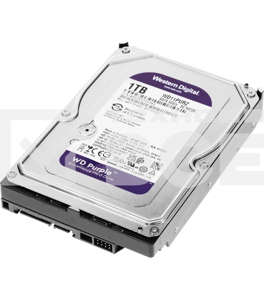 Жесткий диск Western Digital 1TB 5400rpm SATA 6GB/S 64MB PURPLE WD11PURZ SATA