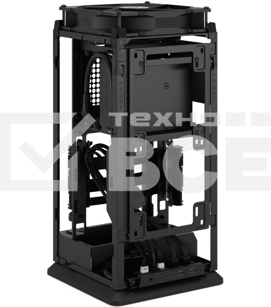 Компьютерный корпус без блока питания Fractal Design Mood, Mini-Tower, 1x180мм, 2xUSB-A 3.0 + 1xUSB 3.2 Type-C, SFX PSU Support, mITX черный