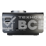 Радиочасы с будильником SOUNDMAX SM-1521U черный с серебром, фото6