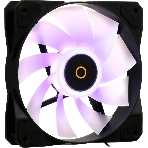 Реверсный вентилятор Fan Ocypus Beta F12 BK ARGB REVERSE BLADE PWM черный, фото 1