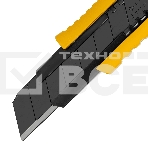 Нож Denzel 18 мм, сменное лезвие, SK4, корпус из цинкового сплава + TPR, торцевой зажим, фото8