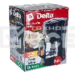Кофеварка капельная Delta DL-8153 черный, исп. кофе - молотый, 0,6 л, 600 Вт, фото2
