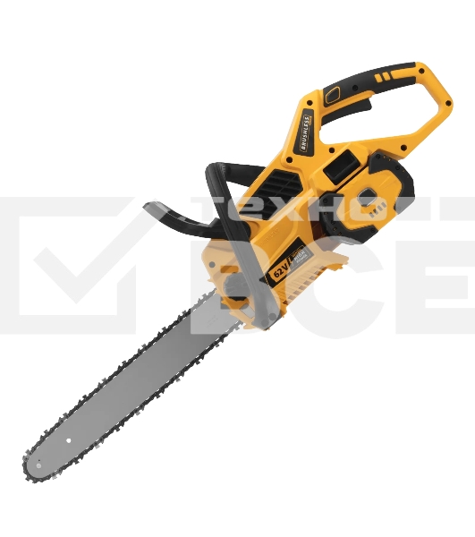 Пила цепная аккумуляторная бесщет. Denzel RCS 400-62, 400 мм, Li-ion, 62В