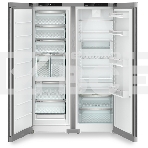 Холодильник Liebherr Комбинация XRFsf 5240-22 001(SFNsfd 5247-22 001+ SRsfd 5220-22 001) серебристый двухкамерный 412/262л морозилка сбоку, Side by Side, фото3