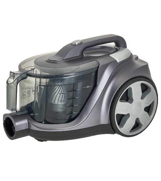 Пылесос Delta DL-0853 серый/фиолетовый, 400/2400 Вт, уборка сухая, пылесборник контейнер 4 л