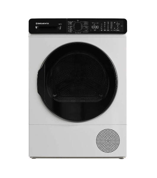Сушильная машина DELVENTO VWD710 белый, 8 кг, сушка - конденсационная, программ - 15, 59.6 x 85.5 x 60.9 см