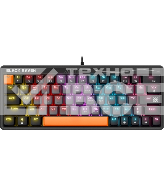 Клавиатура Defender MECHANICAL BLK RAVEN GK-417 RU RGB