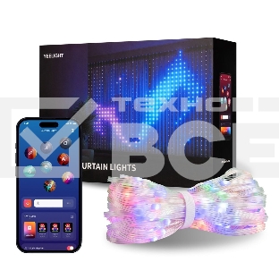 Умная штора-гирлянда Yeelight, 475 ламп, 1,5м x2м / RGBIC+ BLE / YLYDD-0053