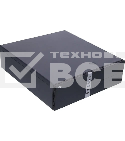 Компьютер ПК IRU Office 310H6S SFF i3 12100 (3.3) 8Gb SSD256Gb UHDG 730 Free DOS GbitEth 300W черный (2061129)