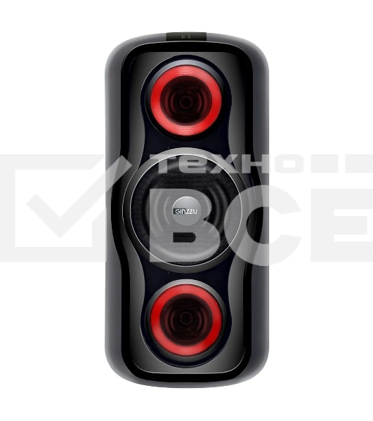 Акустическая система Ginzzu GM-233, Midi, BT/USB/TF/FM/MIC/ДУ