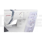 Швейная машина Janome 415 15 операций, вертикальный качающийся челнок, полуавтоматическое выполнение петли, автоматический нитевдеватель,  регулировка длины стежка до 4 мм, ширины зигзага до 5 мм, регулятор натяжения верхней нити, рычаг обратного хода, ле, фото5