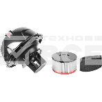 Строительный пылесос Зубр ПУ-15-1200 М1 красный/черный, 1200 Вт, уборка сухая/влажная, пылесборник мешок, 15 л, фото7