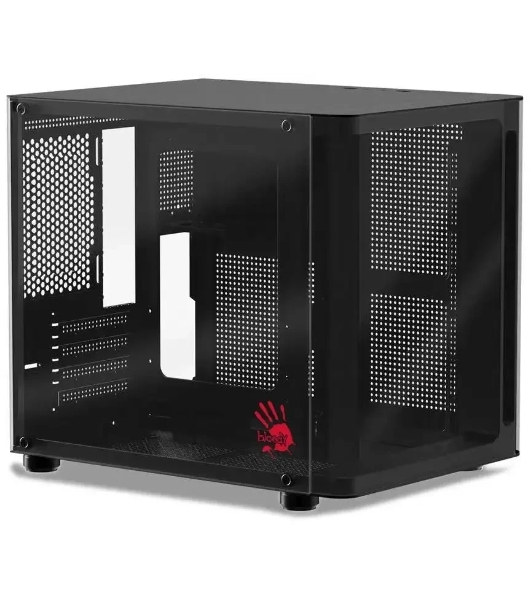 Компьютерный корпус Bloody BD-CC104 черный без БП mATX 5x120мм 1xUSB 2.0 1xUSB 3.0 audio